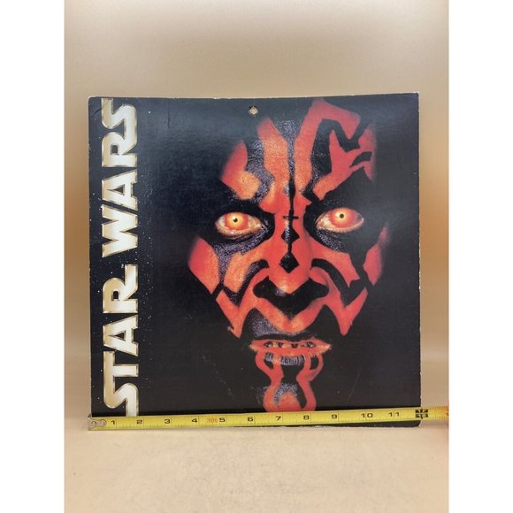 Star Wars Episode 1 Double Sided Sith Darth Maul & Anakin Promo Movie Signs 12” - Picture 8 of 14